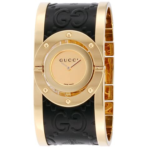 gucci sterling silver floral bangle|vintage gucci gold bangle watch.